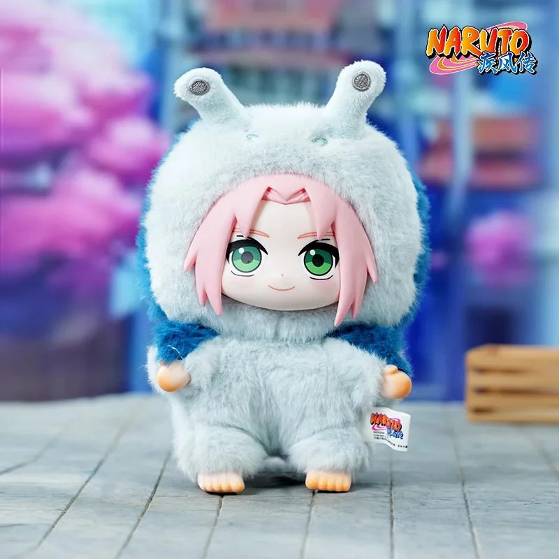 Genuine Naruto Itachi Sasuke Kakashi Gaara Series Blind Box Trendy Toy Figure Plush Pendant Collection