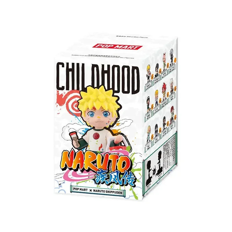 POP MART Naruto Shippuden Childhood Series Trendy Blind Random Box Toys Mystery Box Guess Bag Action Figure Surprise Gift
