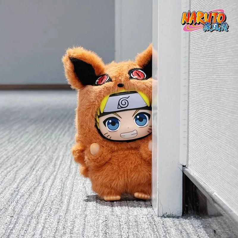 Genuine Naruto Itachi Sasuke Kakashi Gaara Series Blind Box Trendy Toy Figure Plush Pendant Collection