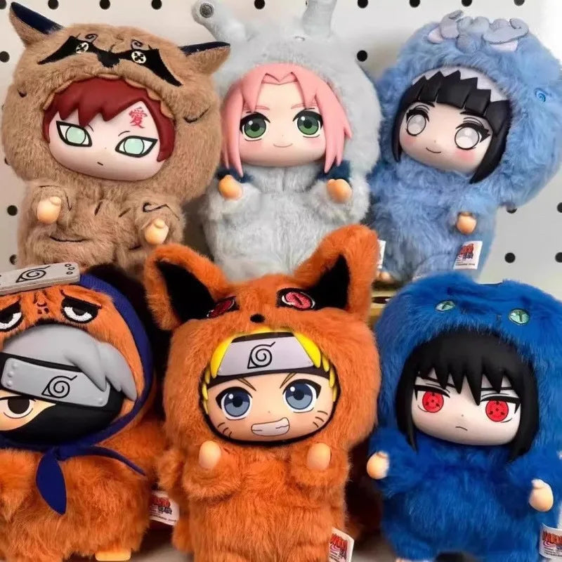 Naruto Shippuden Cute Beast Party Series Blind Box Toy Figure Plush Doll Decoration - Adorable Collectible for Anime Fans