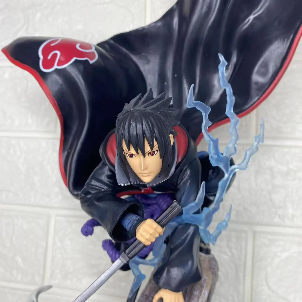 43Cm 1: 1 Remastered Version Naruto Shippuden Uchiha Sasuke Static State Pvc Material Boxed Figure Model Gift Collect Souvenirs