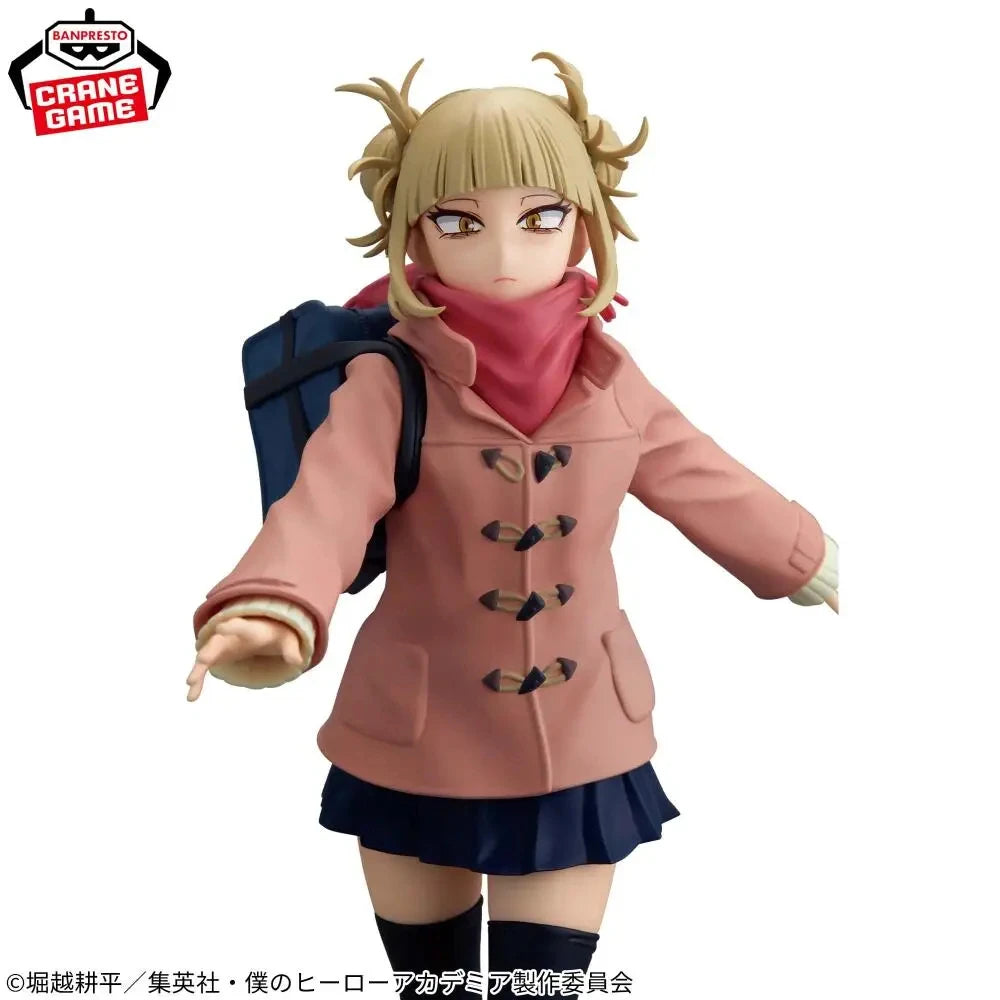 Bandai In Stock Genuine Banpresto My Hero Academia Glitter&glamours Duffel Coat Himiko Toga Figure Model Boxed Toys