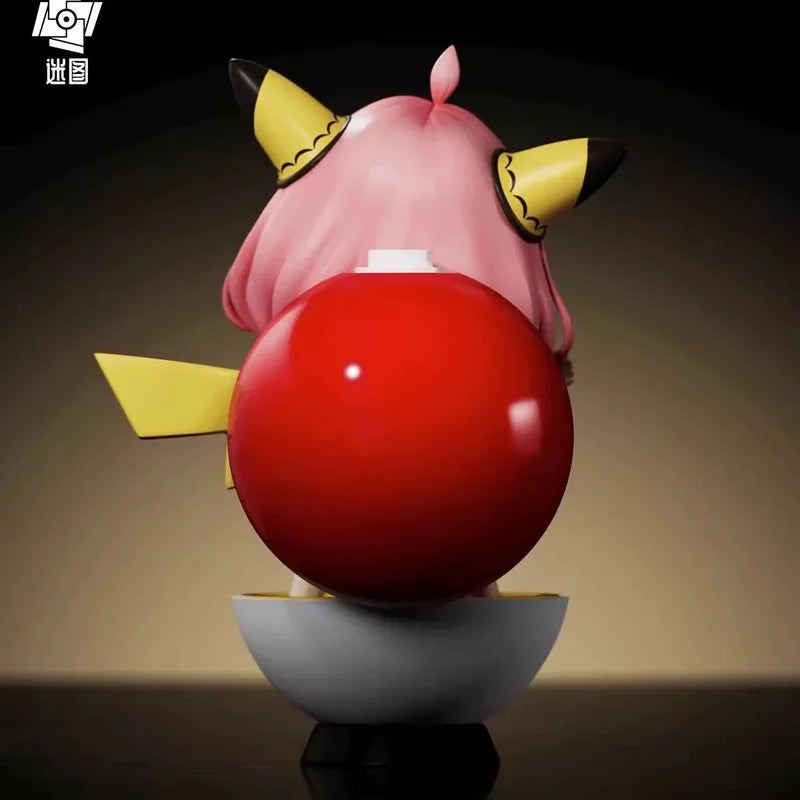 New Spy Family Anya Anime Action Figure Cos Pikachu Attack on Titan Model Statue Doll Collectible Toy for Kids