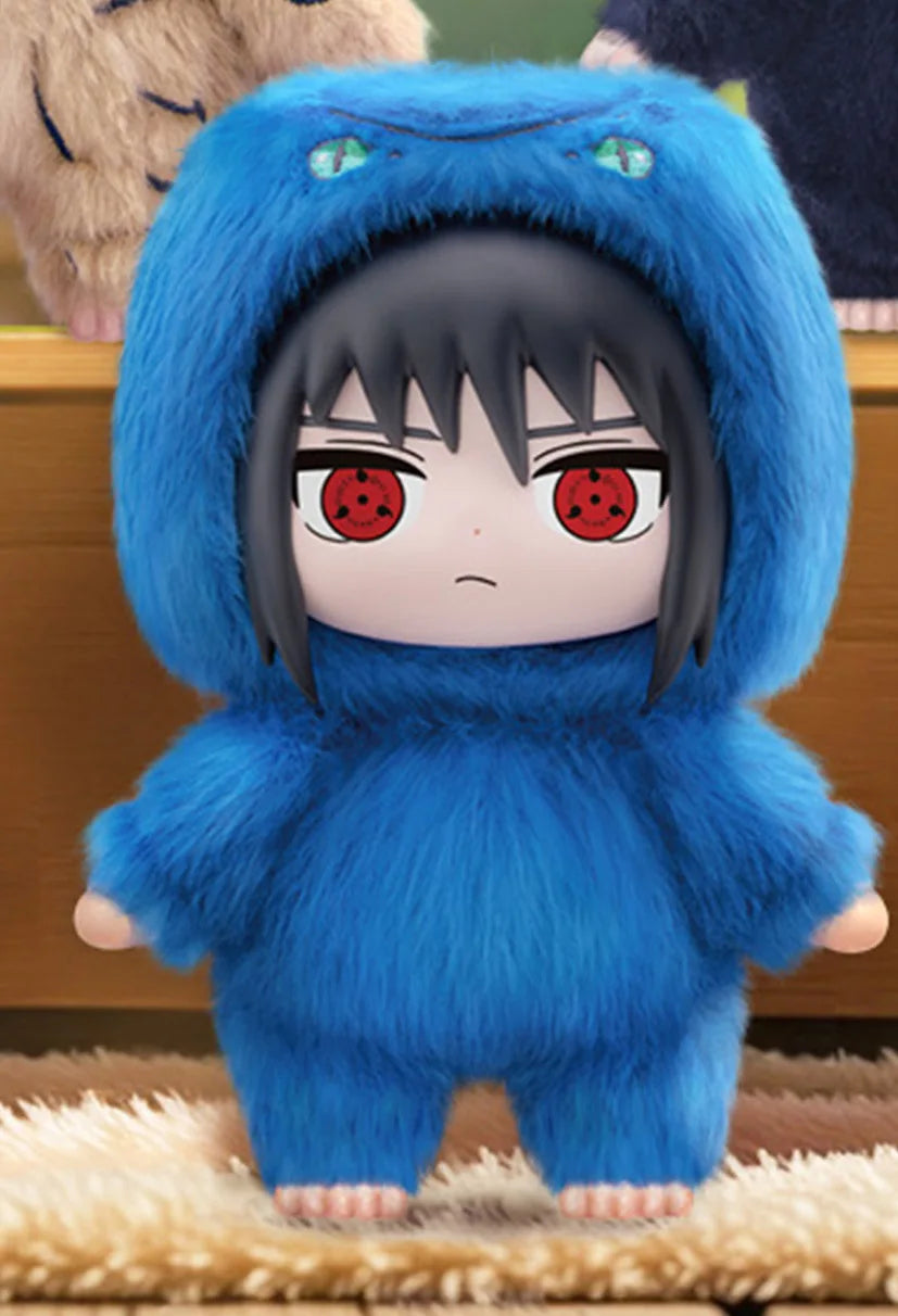 Genuine Naruto Itachi Sasuke Kakashi Gaara Series Blind Box Trendy Toy Figure Plush Pendant Collection