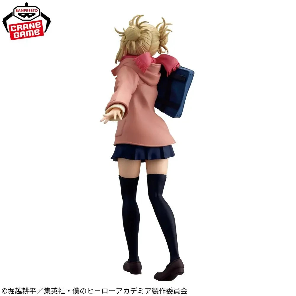 Bandai In Stock Genuine Banpresto My Hero Academia Glitter&glamours Duffel Coat Himiko Toga Figure Model Boxed Toys