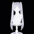 Anime Frieren Cosplay Wig Silver White Two Ponytails Heat Resistant Synthetic Hair Wigs