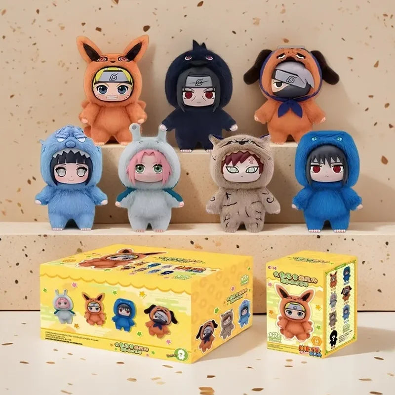 Naruto Shippuden Cute Beast Party Series Blind Box Toy Figure Plush Doll Decoration - Adorable Collectible for Anime Fans