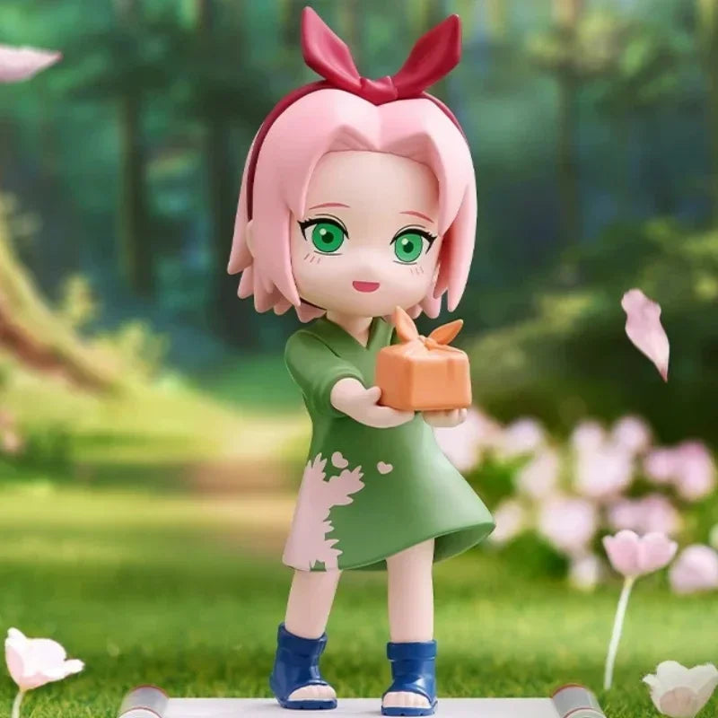 POP MART Naruto Shippuden Childhood Series Trendy Blind Random Box Toys Mystery Box Guess Bag Action Figure Surprise Gift