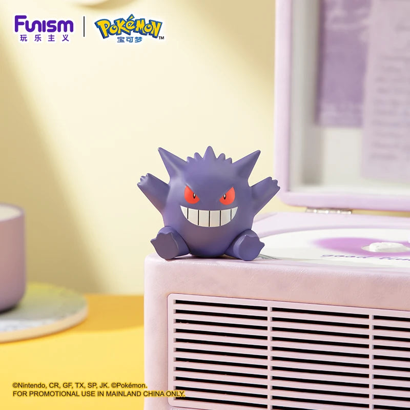 FUNISM Original Genuine Pokemon Anime Action Figures Angel Party Series Eevee Bulbasaur Pikachu Models Ornament Toy