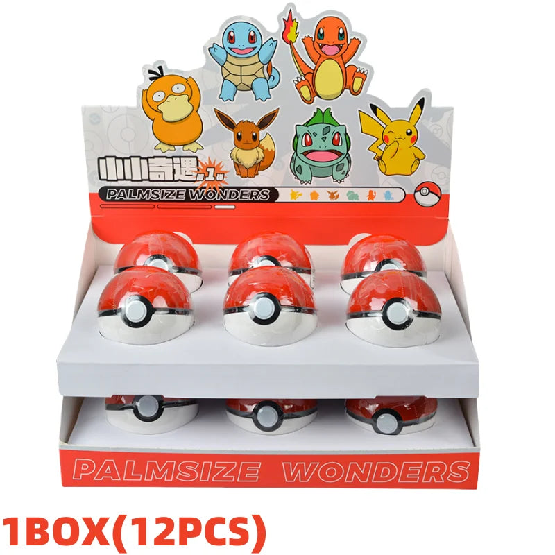Pokemon Anime Blind Poke Ball Action Figures Charmander Pikachu Mini Dolls Original Genuine Model Ornament Children's Toy Gift