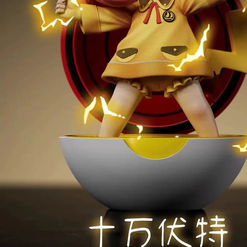 New Spy Family Anya Anime Action Figure Cos Pikachu Attack on Titan Model Statue Doll Collectible Toy for Kids