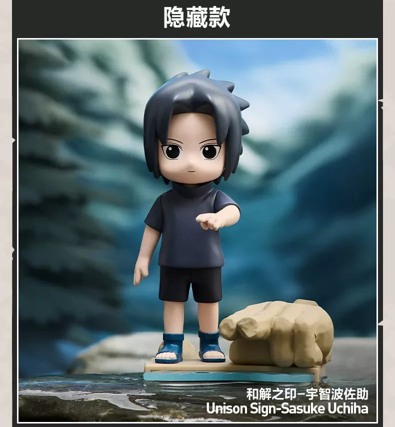 Genuine Hot POP MART Naruto Shippuden Childhood Series Mystery Box  Anime Figure Desktop Ornament Surprise Collectible Toy Gift