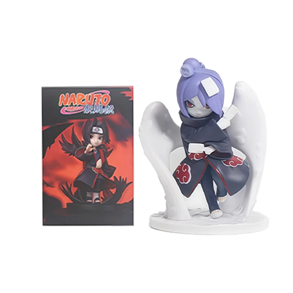 Bandai Naruto Shippuden Akatsuki Arc Series Trendy Blind Box Toys Mystery Box Guess Action Figure Surprise Gift toy