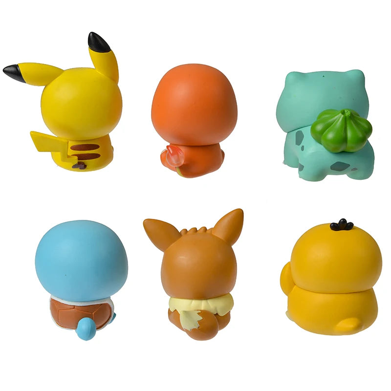 Pokemon Anime Blind Poke Ball Action Figures Charmander Pikachu Mini Dolls Original Genuine Model Ornament Children's Toy Gift