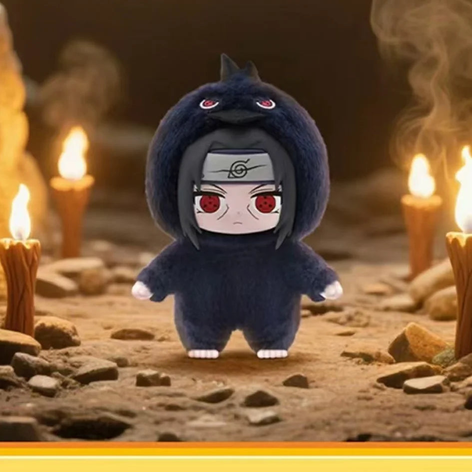 Genuine Naruto Itachi Sasuke Kakashi Gaara Series Blind Box Trendy Toy Figure Plush Pendant Collection