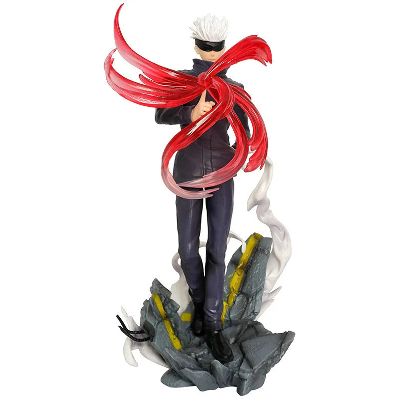 Jujutsu Kaisen Gojo Satoru Fantasy Battle Effect Figure Boxed Yuji Itadori Scene Anime Ornament Collectible Model Gift