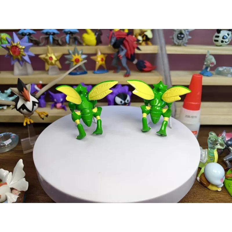 Pokemon Figure Scyther Insecateur Sichlor Mini Doll Ornament Accessories Toy