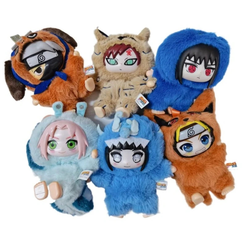 Naruto Shippuden Cute Beast Party Series Blind Box Toy Figure Plush Doll Decoration - Adorable Collectible for Anime Fans