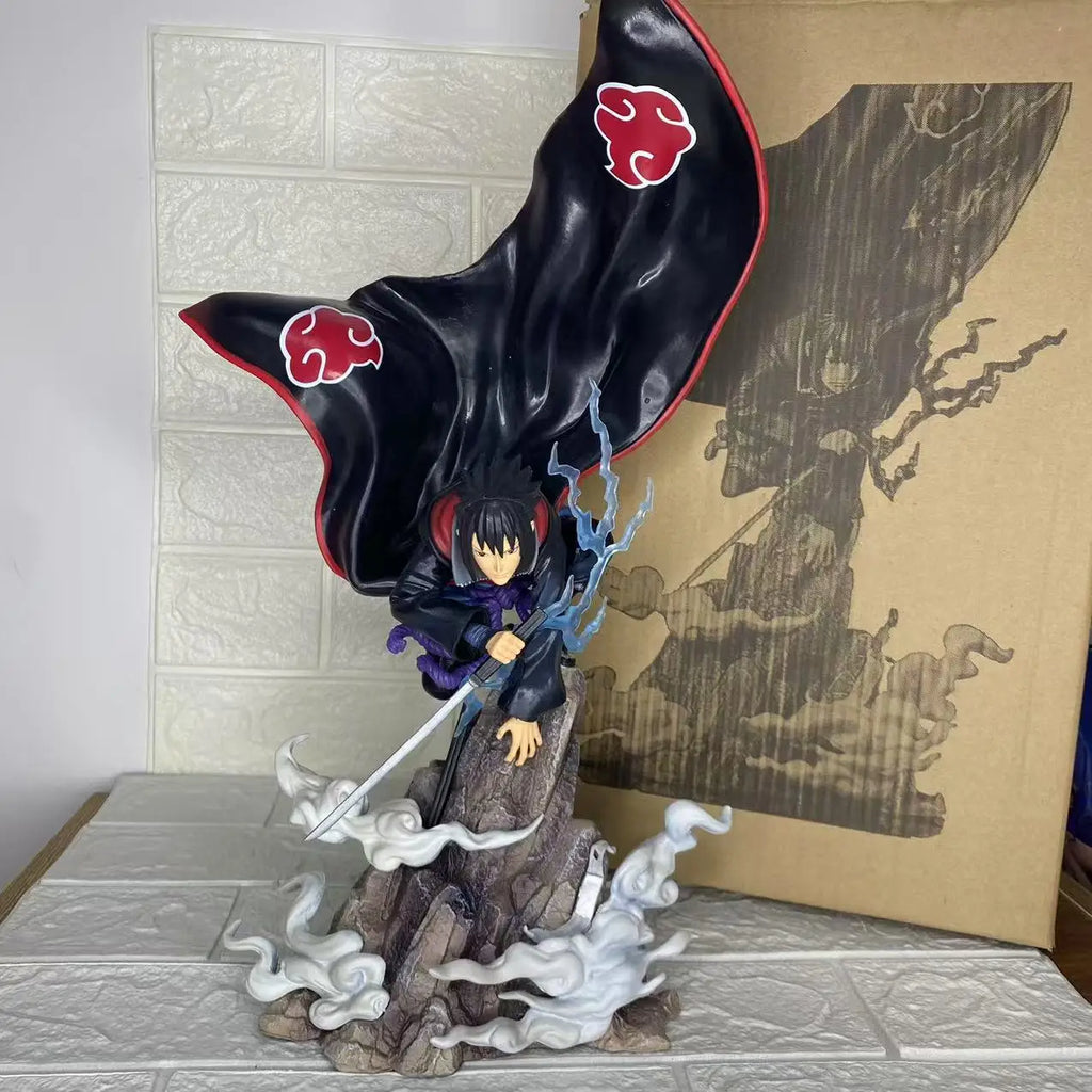 43Cm 1: 1 Remastered Version Naruto Shippuden Uchiha Sasuke Static State Pvc Material Boxed Figure Model Gift Collect Souvenirs