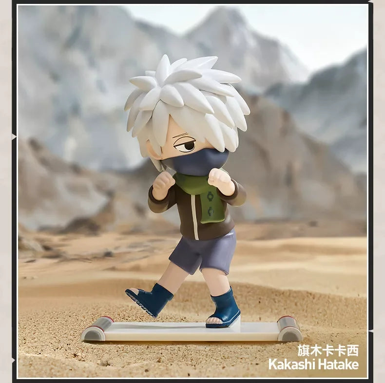 Genuine Hot POP MART Naruto Shippuden Childhood Series Mystery Box  Anime Figure Desktop Ornament Surprise Collectible Toy Gift