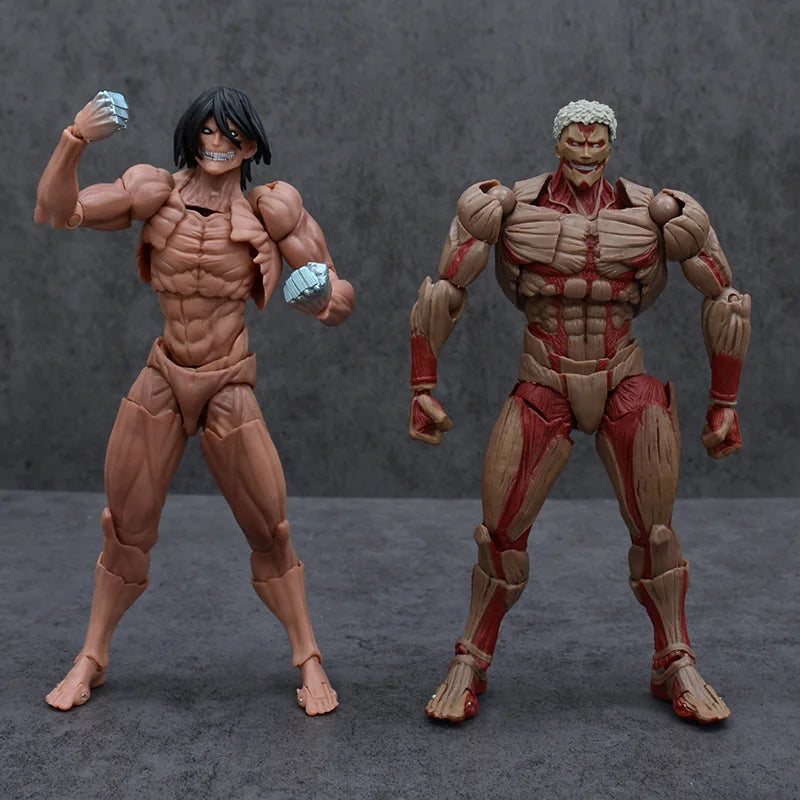 Amazing Yamaguchi Ko Attack On Titan Articulated Action Figure Eren Yeager Armored Titan Pvc Anime Model Figurine For Adult