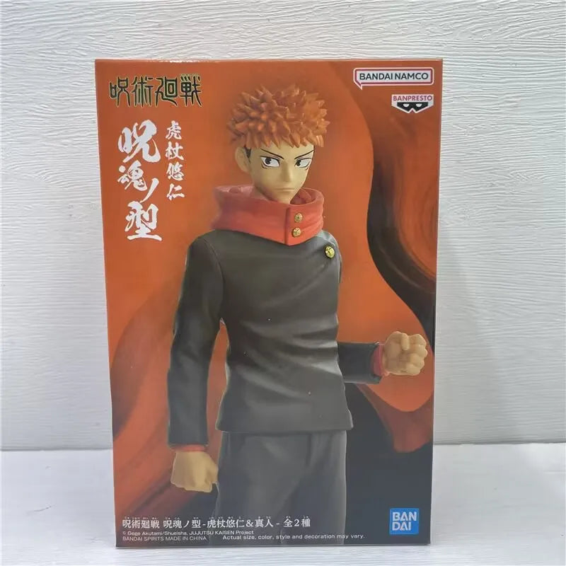 In stock Original Bandai Jujutsu Kaisen Itadori Yuji Mahito Anime Action Figure Model Collection Ornaments Toys Birthday Gifts