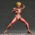 Attack On Titan Amazing Yamaguchi Revoltech Nr068 Female Titan Annie Leonhart Figures Pvc Figurine Collection Model Toy In-Stock