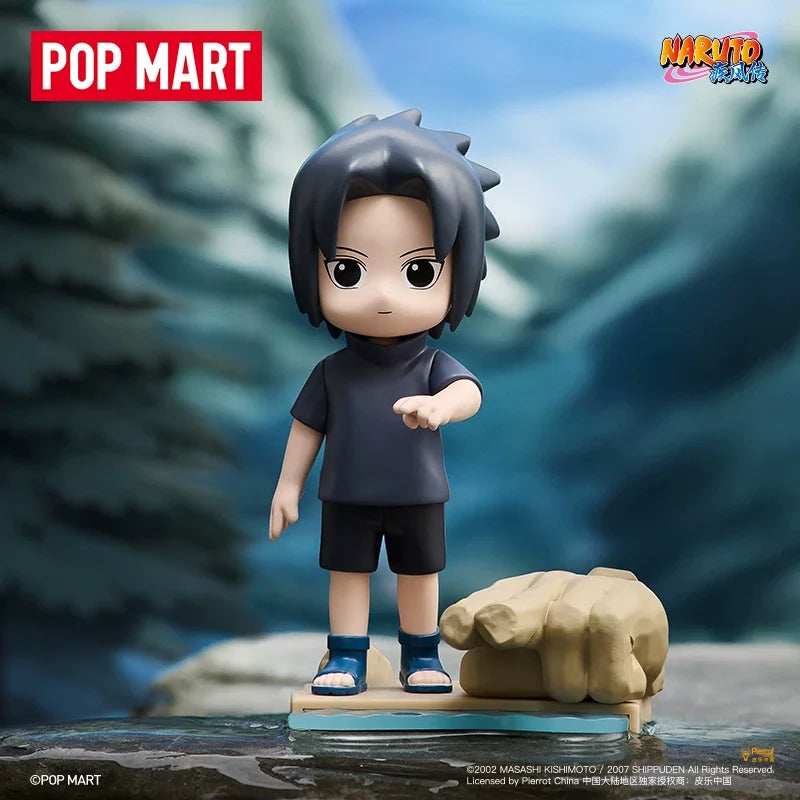 Genuine Hot POP MART Naruto Shippuden Childhood Series Mystery Box  Anime Figure Desktop Ornament Surprise Collectible Toy Gift