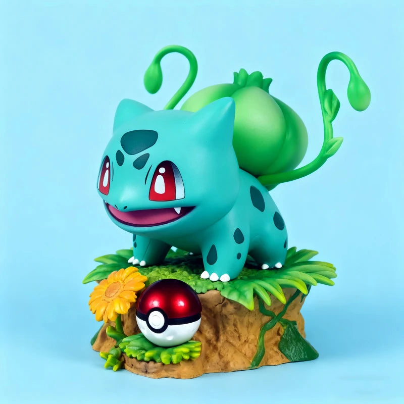 10cm/3.94in Anime Pokemon Figure Bulbasaur Action Figures Pvc Collection Model Toys For Children Gifts
