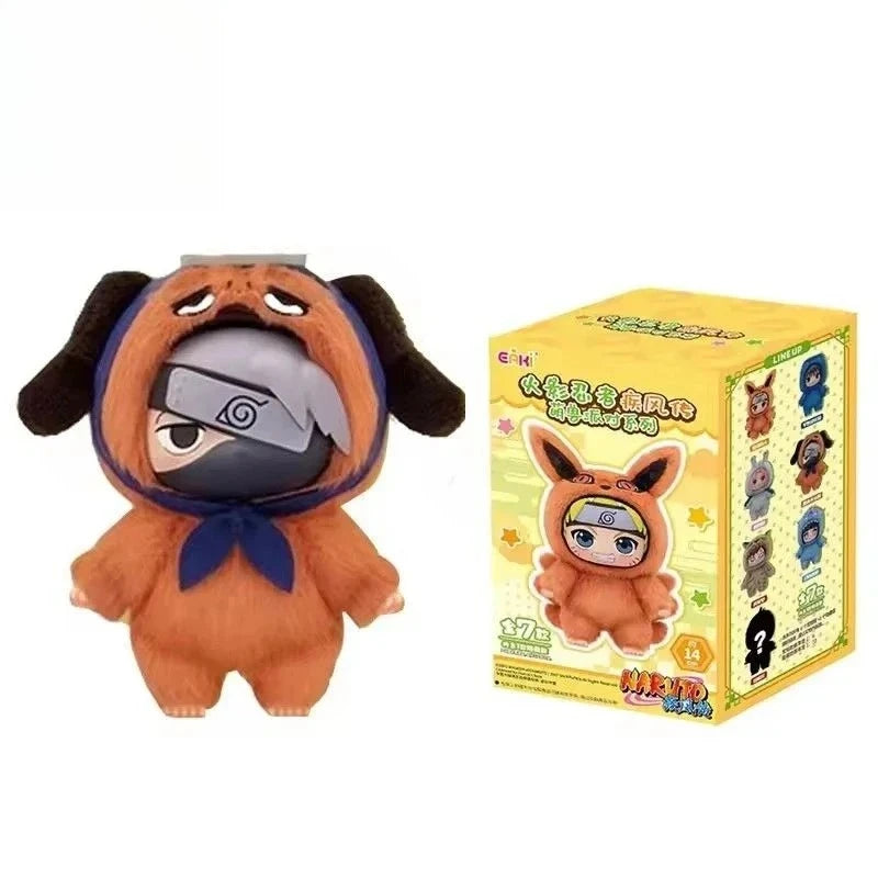 Naruto Shippuden Cute Beast Party Series Blind Box Toy Figure Plush Doll Decoration - Adorable Collectible for Anime Fans
