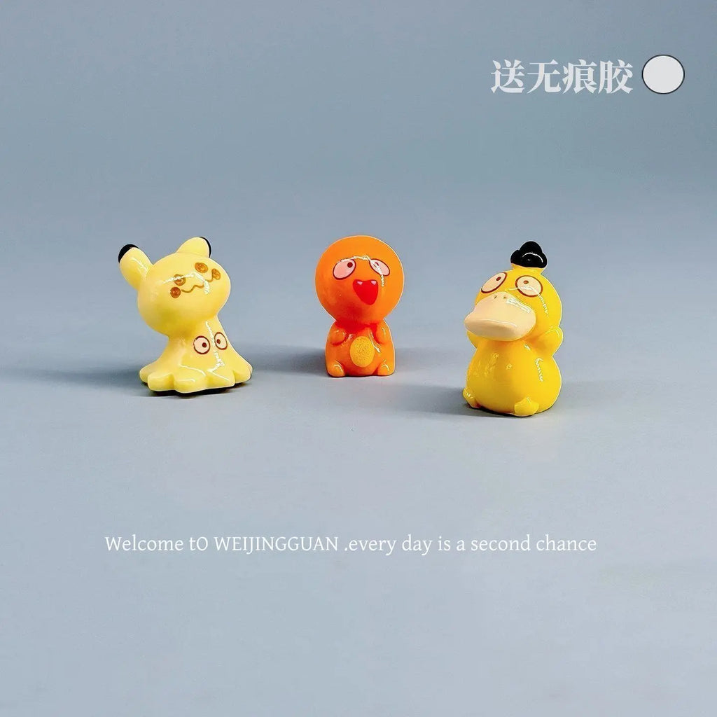 Cartoon Pokémon Tsundere Small Figurine Car Dashboard Screen Computer Desk Desktop Stress Relief