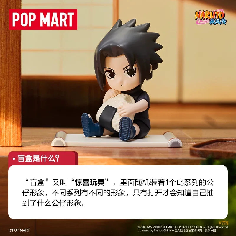 Genuine Hot POP MART Naruto Shippuden Childhood Series Mystery Box  Anime Figure Desktop Ornament Surprise Collectible Toy Gift