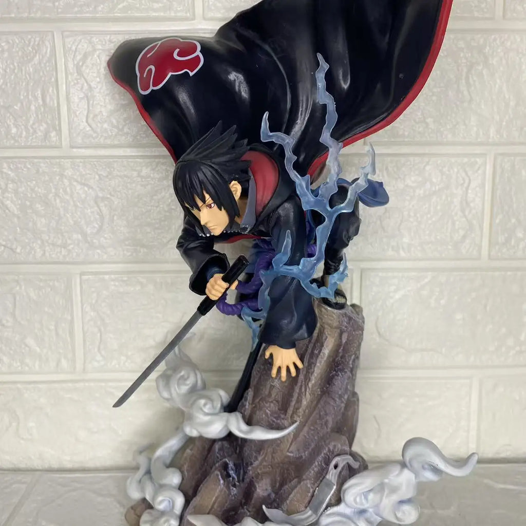 43Cm 1: 1 Remastered Version Naruto Shippuden Uchiha Sasuke Static State Pvc Material Boxed Figure Model Gift Collect Souvenirs