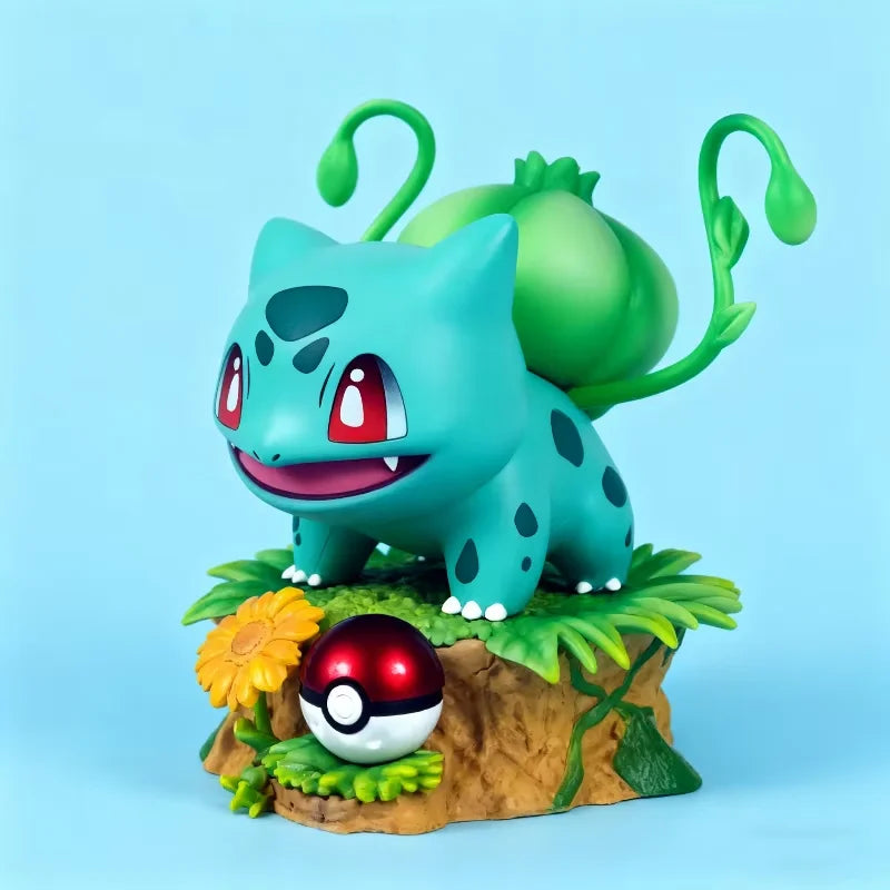 10cm/3.94in Anime Pokemon Figure Bulbasaur Action Figures Pvc Collection Model Toys For Children Gifts