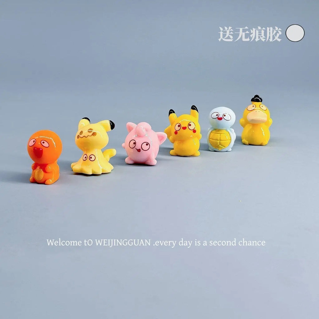 Cartoon Pokémon Tsundere Small Figurine Car Dashboard Screen Computer Desk Desktop Stress Relief