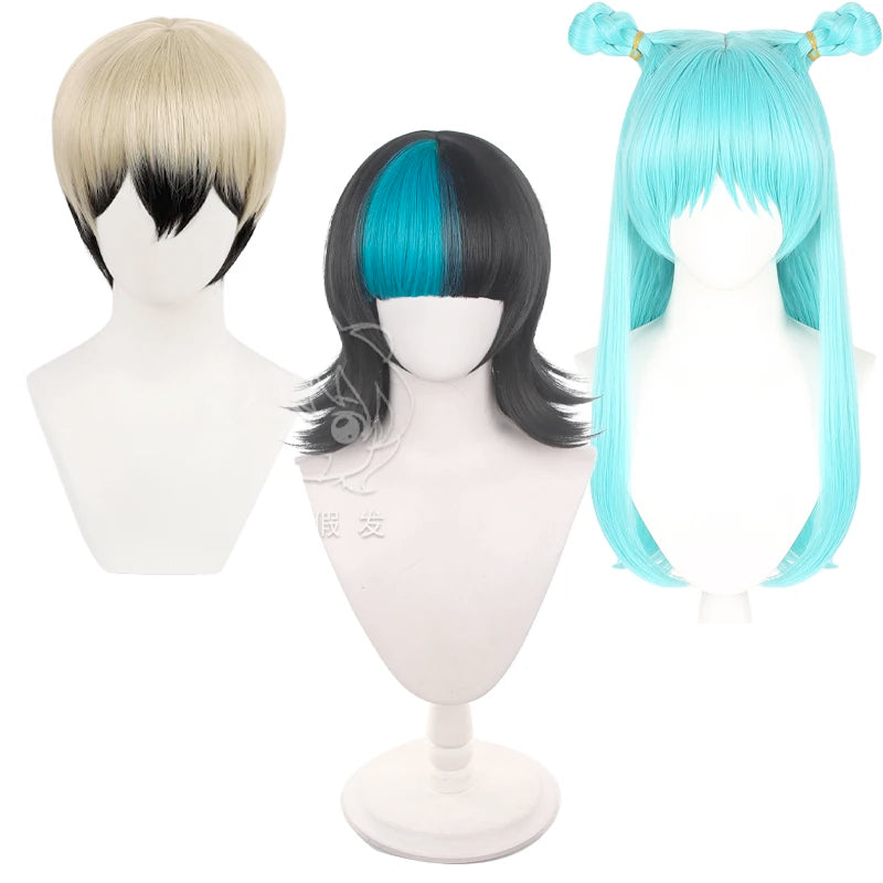 Anime Jujutsu Kaisen Cosplay Wig Kirara Hoshi Hajime Kashimo Zenin Naoya High Temperature Wire Hair With Wig Cap For Men Women
