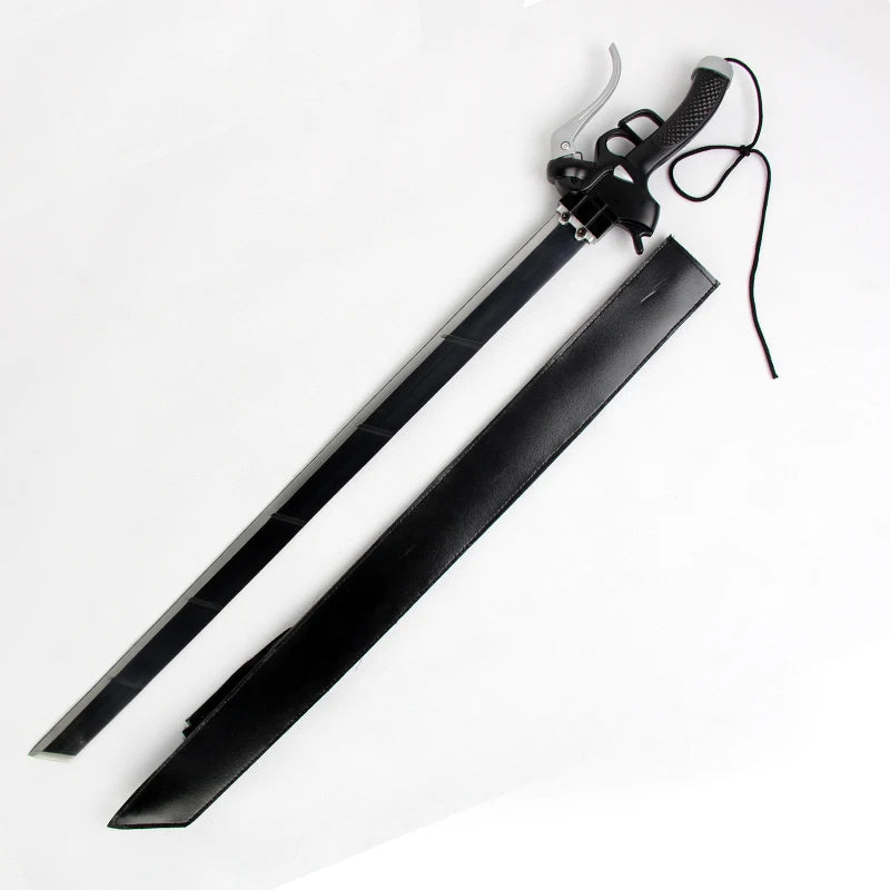 Cos Props,Replica Attack-On-Titan Sword Ultrahard Steel, Gun Cosplay Eren Rivaille Mikasa 1:1 Props,Zinc Alloy Decor
