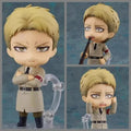 New 10CM Anime Attack on Titan Reiner Braun Q Version Joint replaceable Action Figures PVC Model Desk Decor doll Toy Gifts