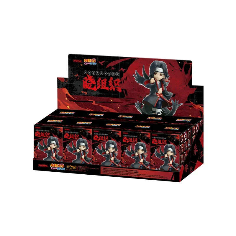 POP MART GONG Naruto Shippuden Akatsuki Arc Series Trendy Blind Box Toys Mystery Box Guess Bag Action Figure Doll Desktop Decor
