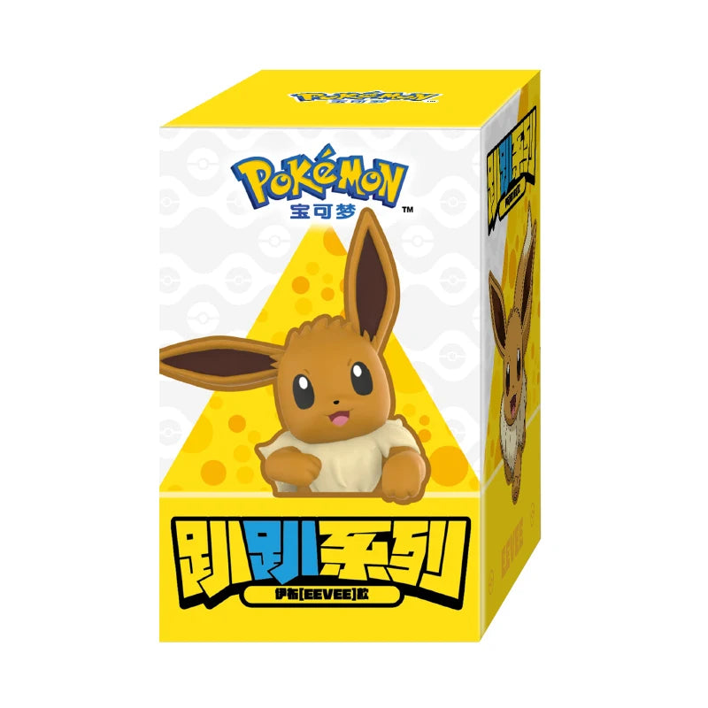FUNISM Original Genuine Pokemon Anime Action Figures Angel Party Series Eevee Bulbasaur Pikachu Models Ornament Toy