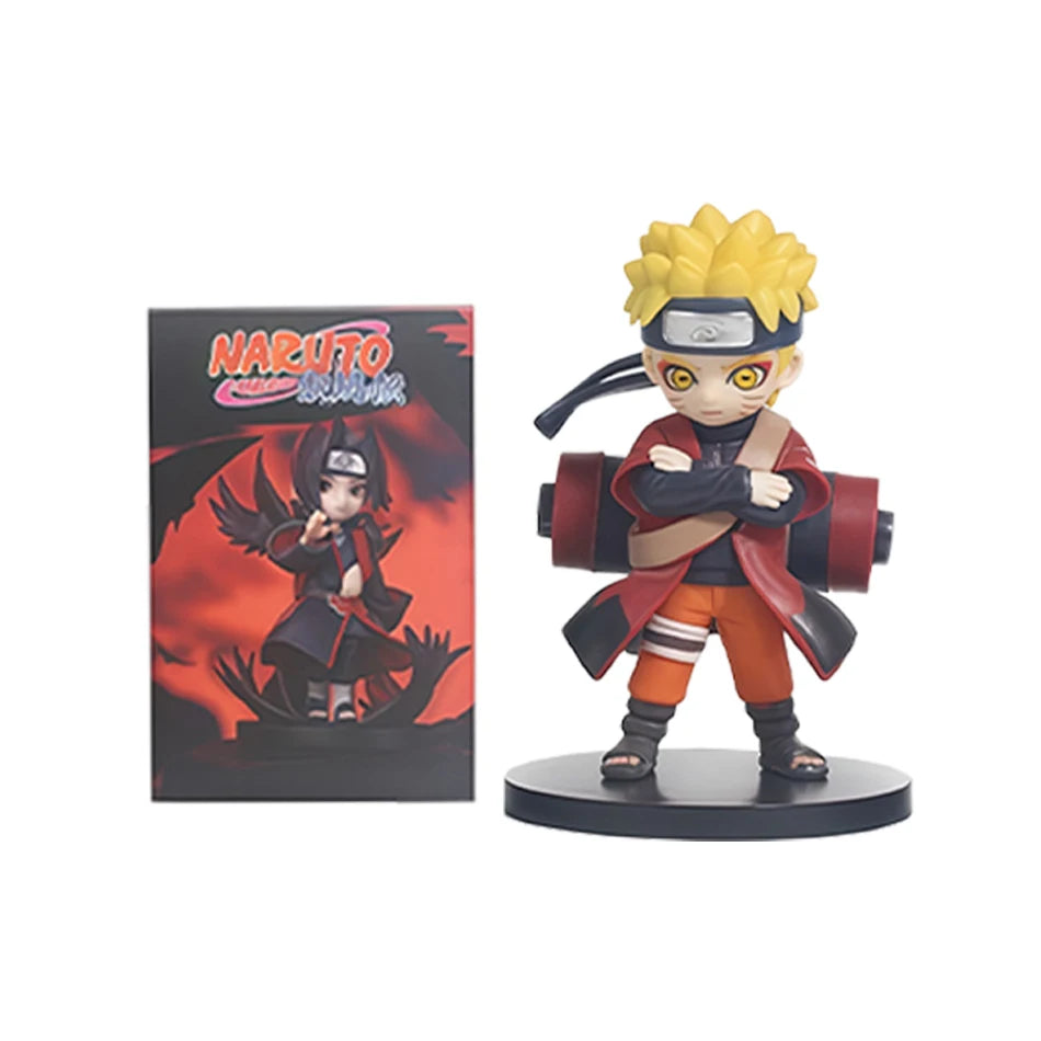 Bandai Naruto Shippuden Akatsuki Arc Series Trendy Blind Box Toys Mystery Box Guess Action Figure Surprise Gift toy