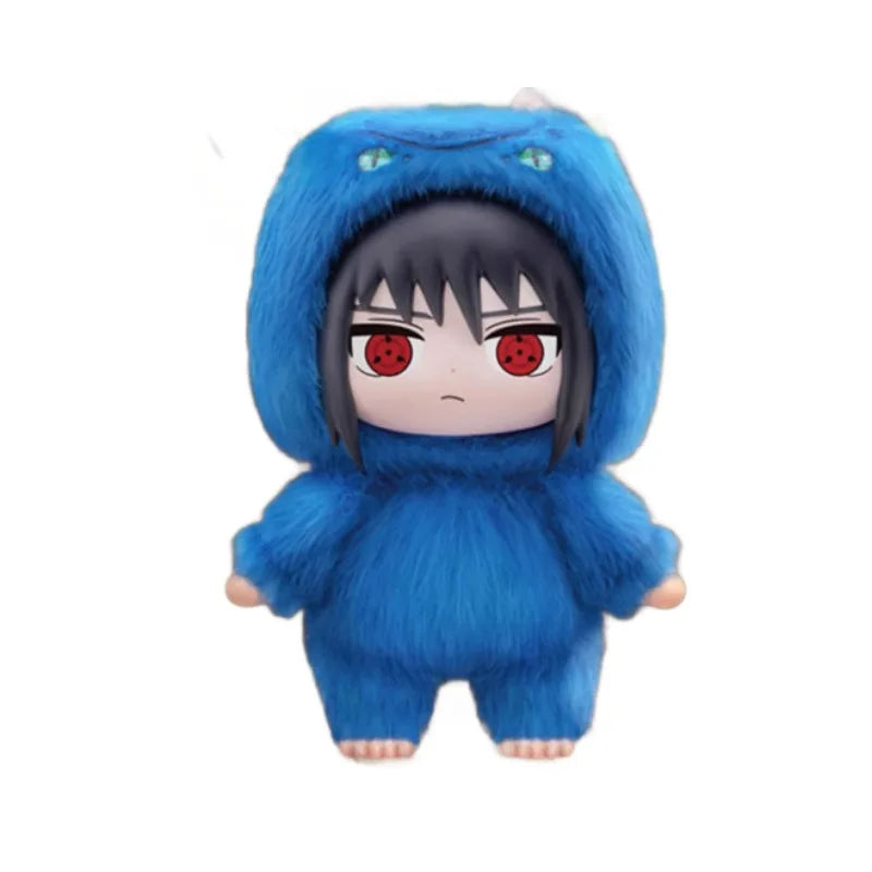 Genuine Naruto Itachi Sasuke Kakashi Gaara Series Blind Box Trendy Toy Figure Plush Pendant Collection