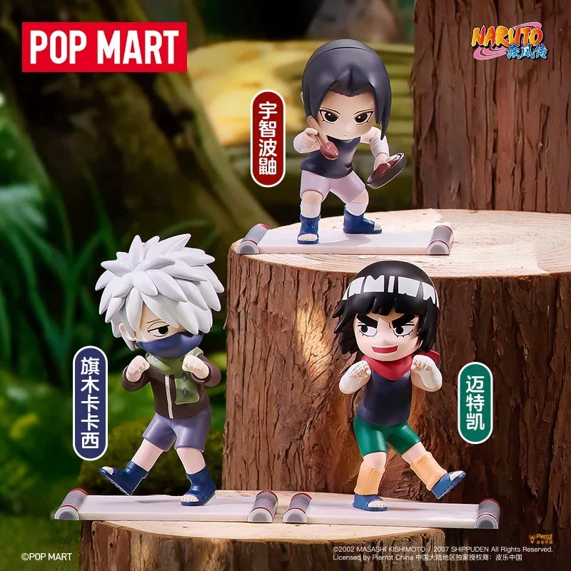 Genuine Hot POP MART Naruto Shippuden Childhood Series Mystery Box  Anime Figure Desktop Ornament Surprise Collectible Toy Gift