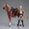 Attack on Titan Commander Erwin Smith Horse Riding Action Figure Jointed Collectible Model Desktop Ornament Action Figure Model