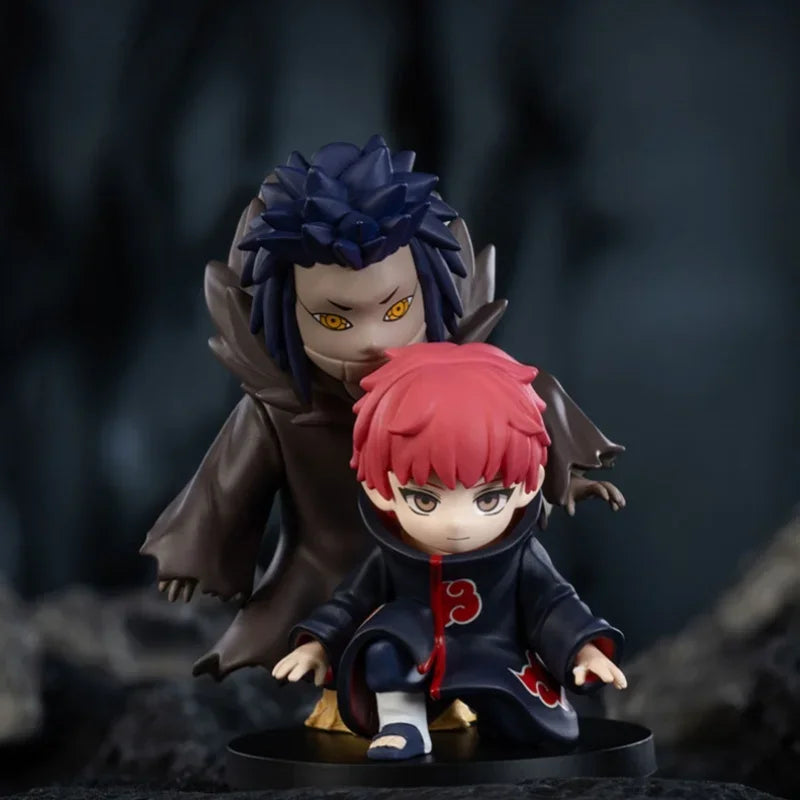 POP MART GONG Naruto Shippuden Akatsuki Arc Series Trendy Blind Box Toys Mystery Box Guess Bag Action Figure Doll Desktop Decor