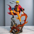 25cm Naruto Anime Figure Uzumaki Naruto Uchiha Sasuke Action Model Pvc Statue Desktop Ornament Collection Toy Gift Fast Delivery