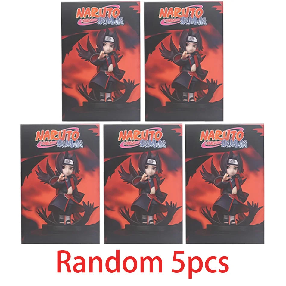 Bandai Naruto Shippuden Akatsuki Arc Series Trendy Blind Box Toys Mystery Box Guess Action Figure Surprise Gift toy