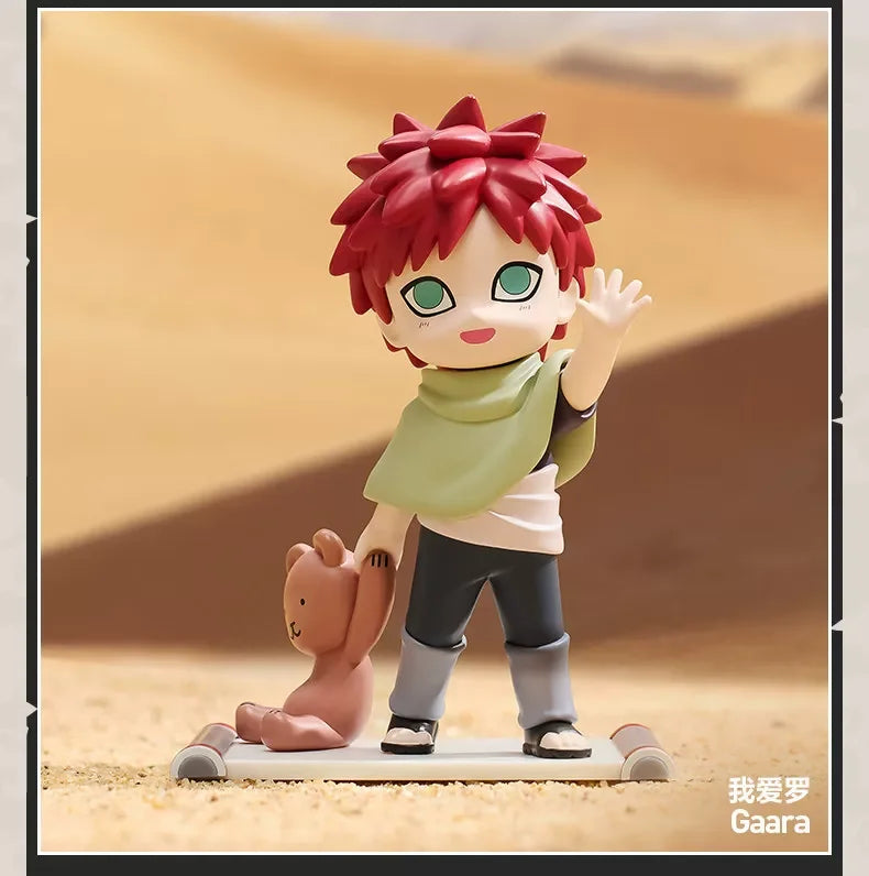 Genuine Hot POP MART Naruto Shippuden Childhood Series Mystery Box  Anime Figure Desktop Ornament Surprise Collectible Toy Gift