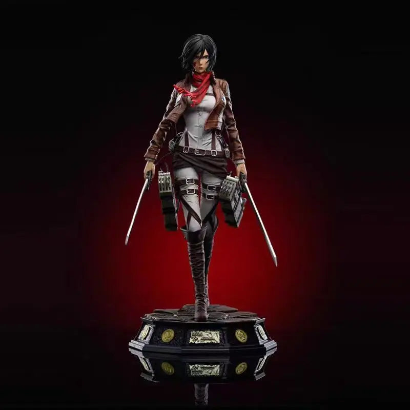 Attack On Titan Figure Mikasa Ackerman Anime Trendy Toy Gk Model Ornament Anime Collection Toy Gift Figure