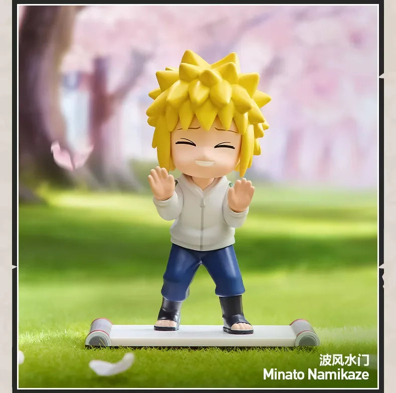 Genuine Hot POP MART Naruto Shippuden Childhood Series Mystery Box  Anime Figure Desktop Ornament Surprise Collectible Toy Gift